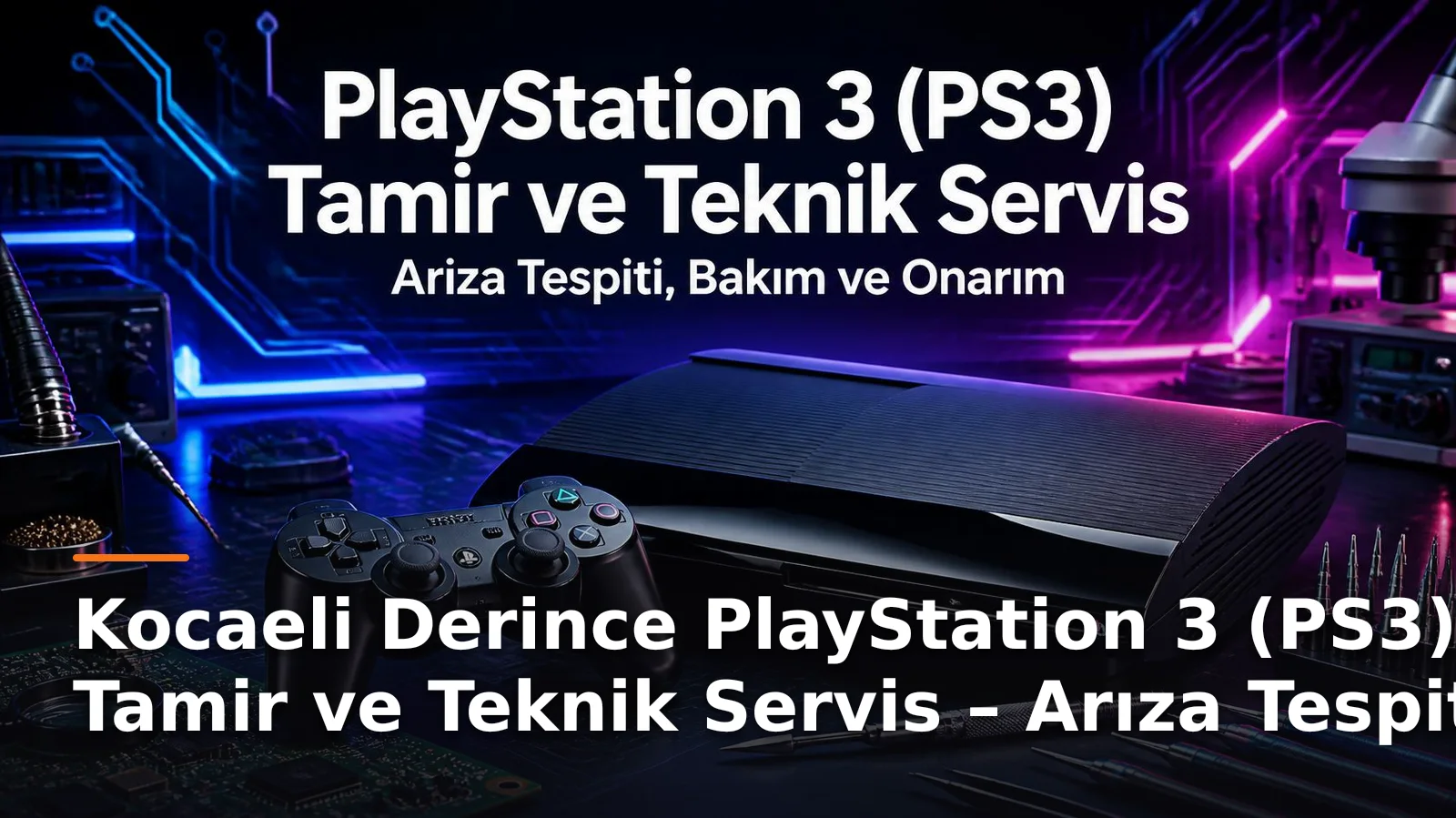 Kocaeli Derince Bölgesinde PlayStation 3 (PS3) Tamiri ve Uzman Destek Hizmetleri