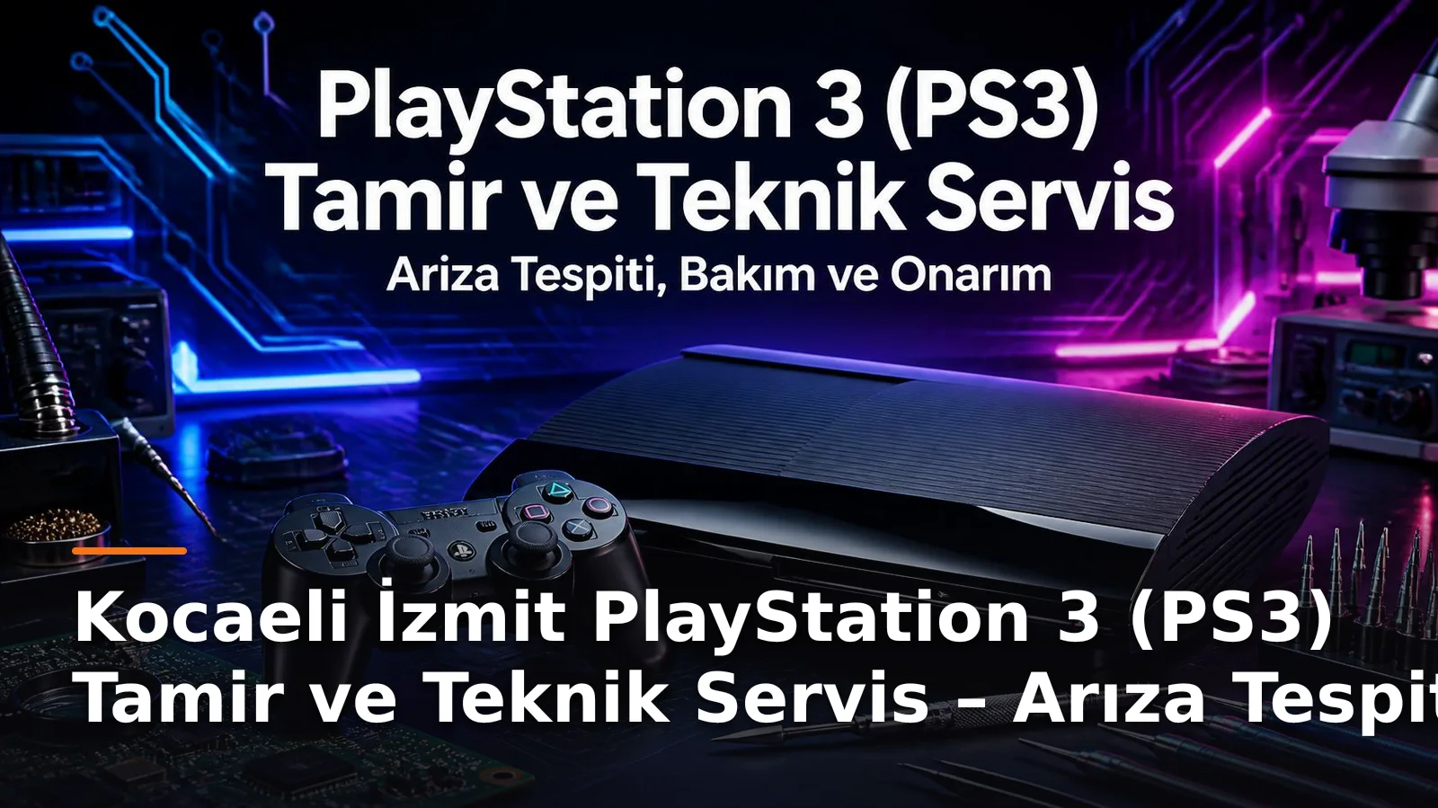 Kocaeli İzmit PlayStation 3 (PS3) Tamir ve Teknik Servis – Arıza Tespiti, Bakım ve Onarım